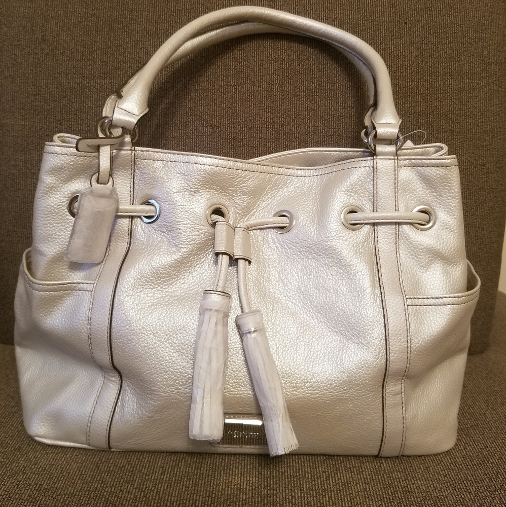 NEW Pearl Leather Purse
